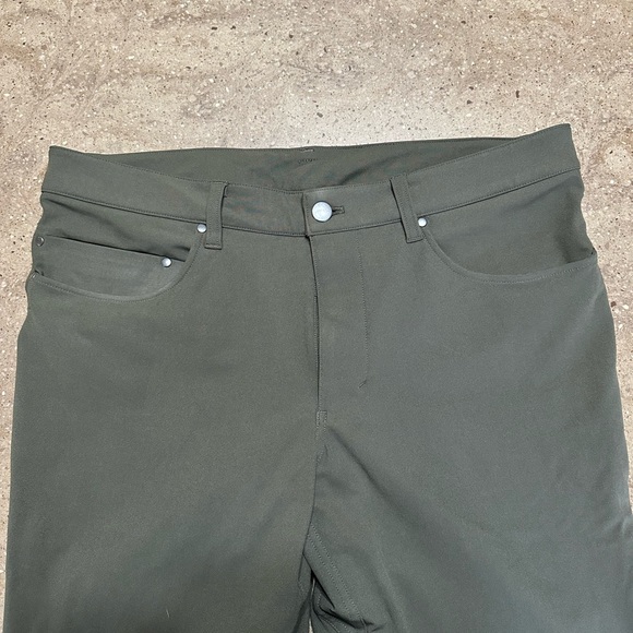 Lululemon ABC Pants - Skinny 33 x 34 - Olive - Picture 2 of 3